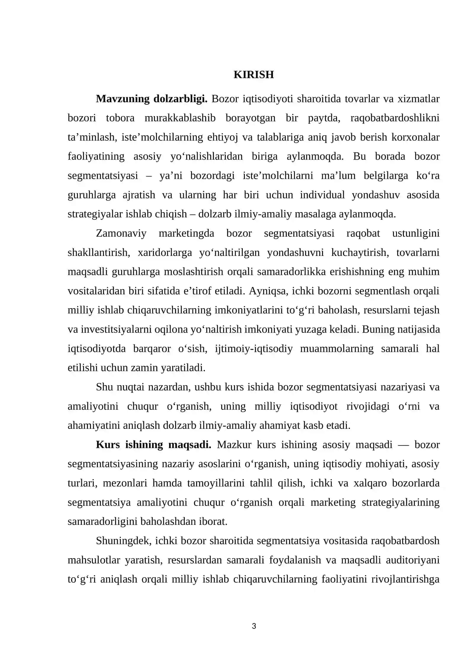 Xalqaro va ichki bozorni segmentlash 2