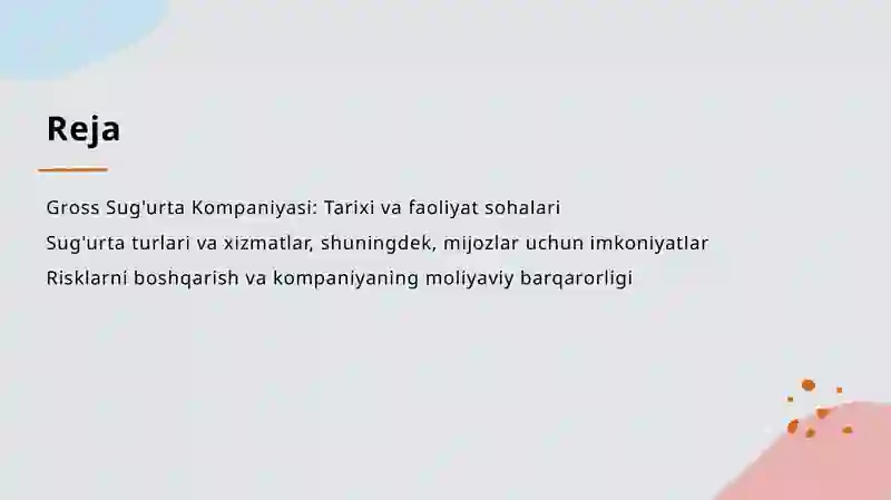 Gross Sug'urta Kompaniyasi 2