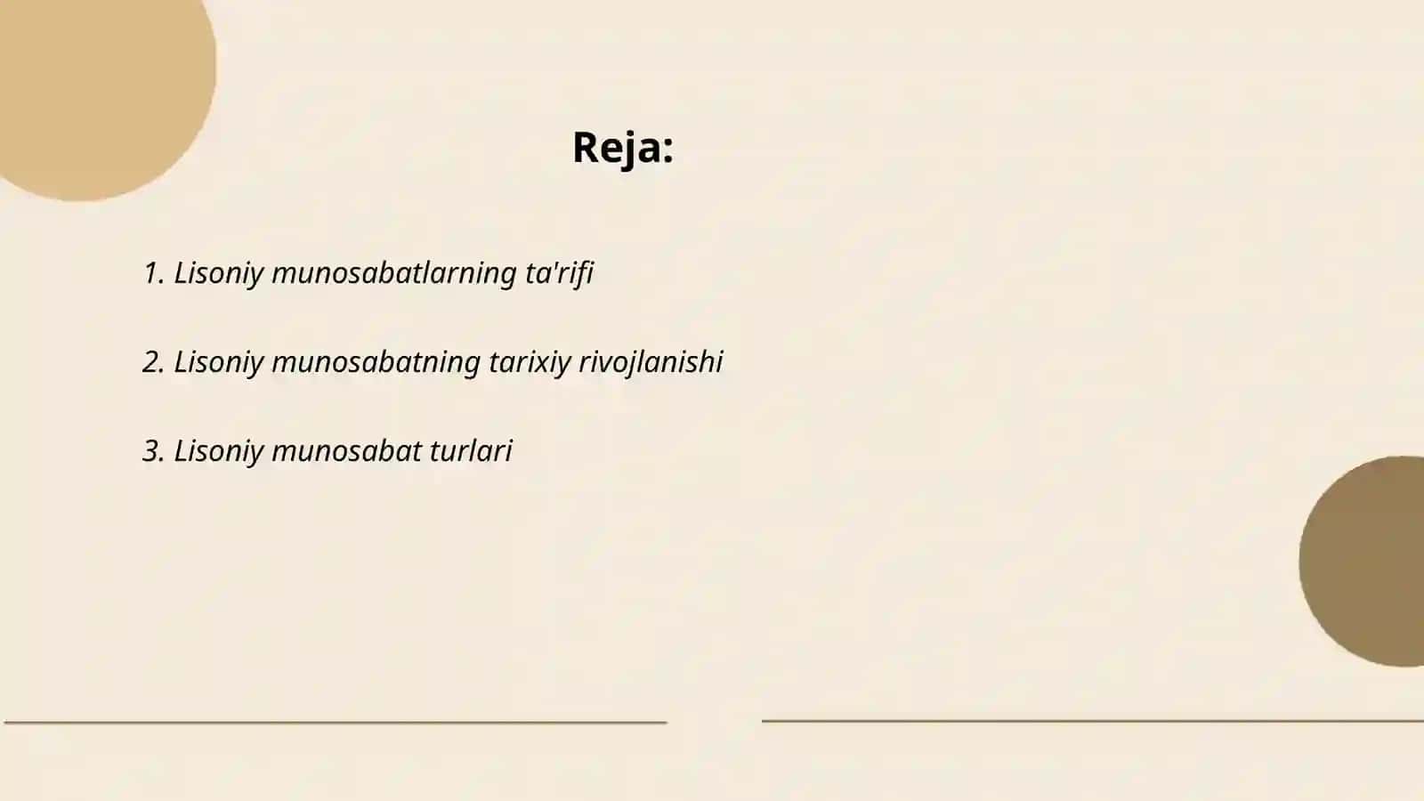 Lisoniy munosabat va uning turlari 2