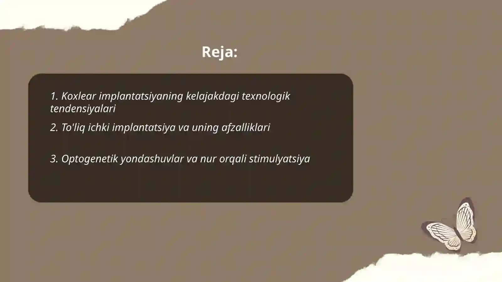 Koxlear implantatsiyaning istiqbollari va innovatsion yondashuvlar 2