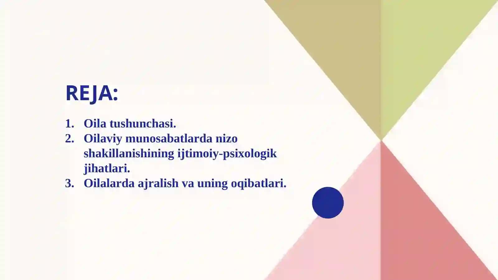 Zamonaviy jamiyatda ajralishlar va ularning oqibatlari. 2
