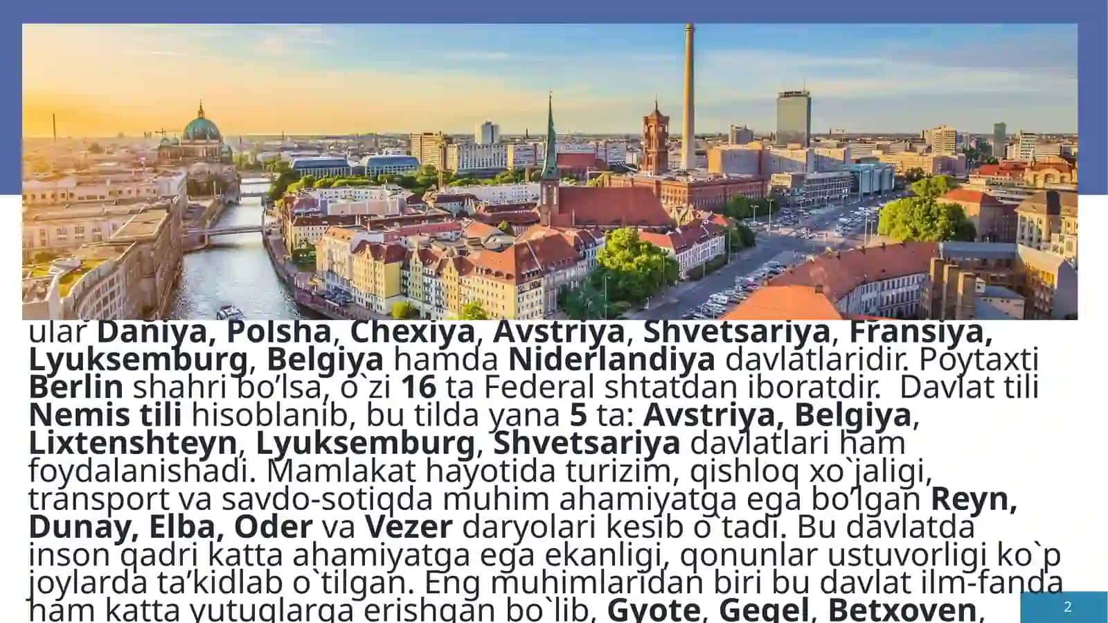 Germaniya haqida taqdimot 2