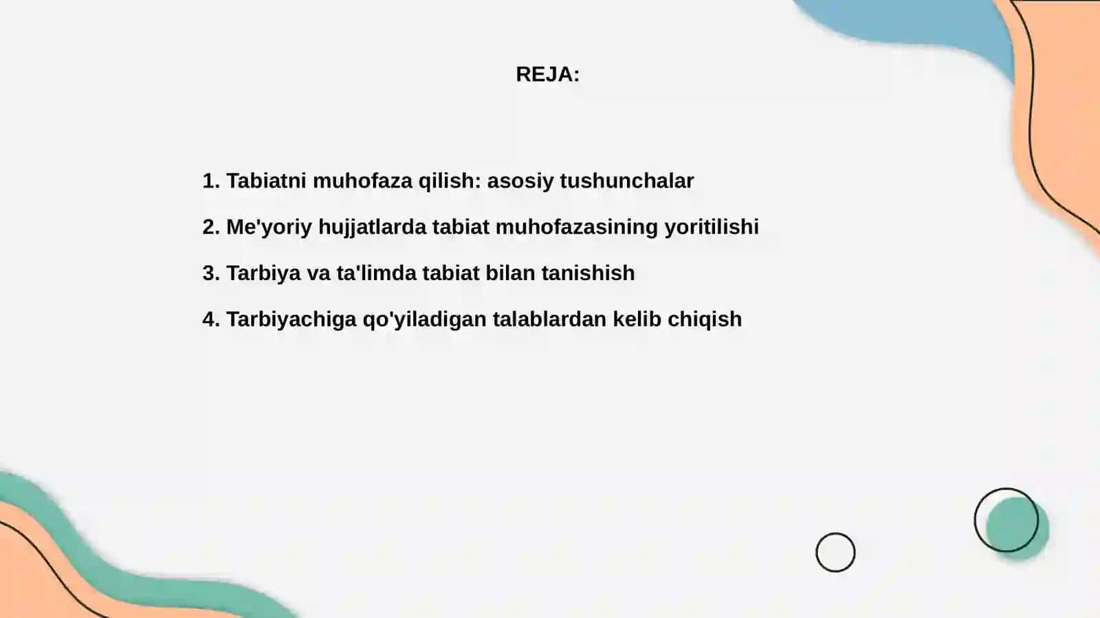 Tabiatni muhofaza qilish 2