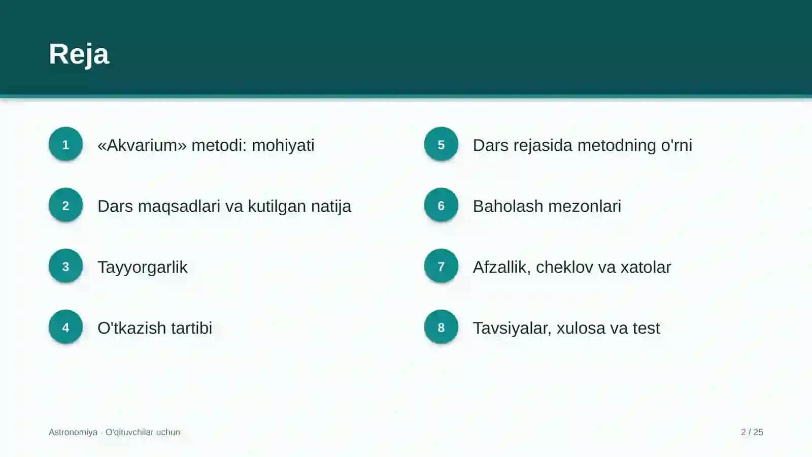 astronomiya darslarida akvarium metodidan foydalanish 2511 2