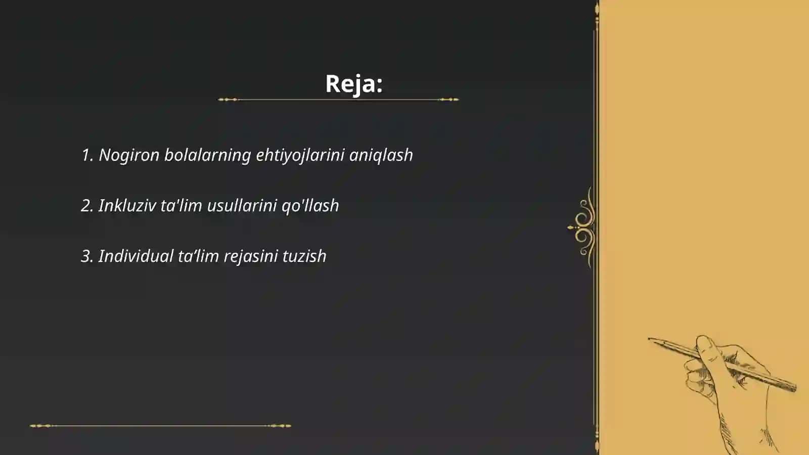 Oʻzimizdan boshlaymiz oʻqituvchilarga tavsiyalar imkoniyati cheklangan bolalarni oʻqitishni tarbiyalashni tashkil etish 2