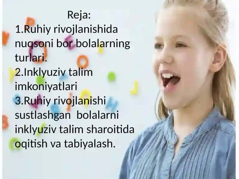 Ruhiy rivojlanishi sustlashgan  bolalar rivojlanishining oʼziga xos xususiyatlari 2