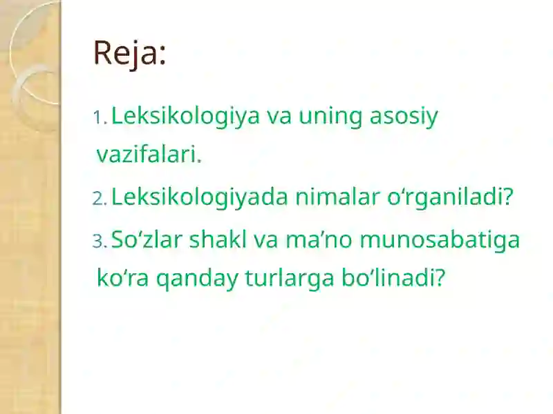 O’zbektilida leksikologiya 2