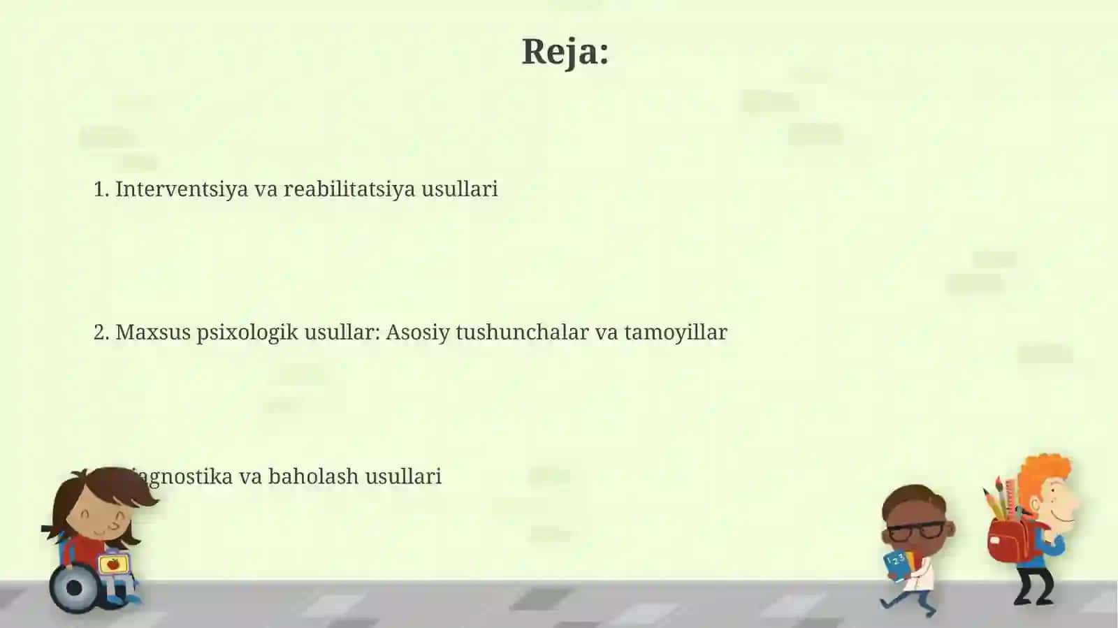 Maxsus psixologiya metodlari 2