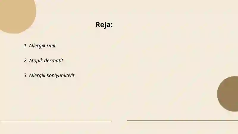Allergik kasalliklar 2