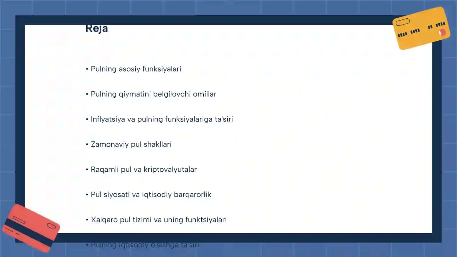 Pulning funksiyalari va ularning zamonaviy talqini 2