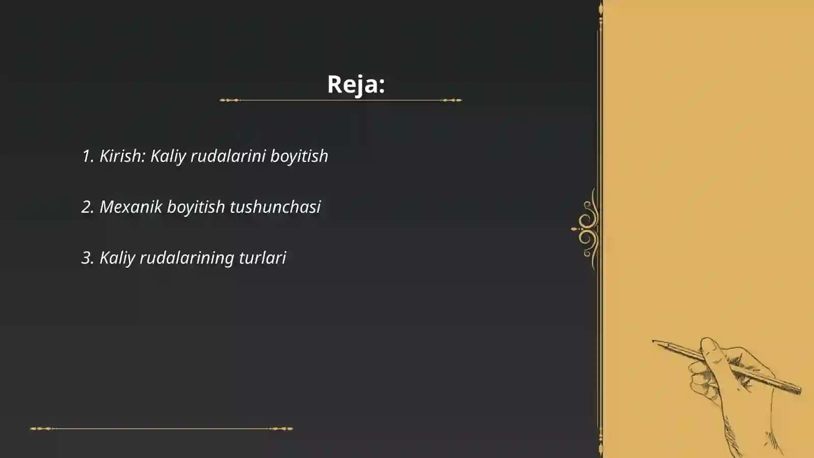 Kaliy rudalarini boyitish 2