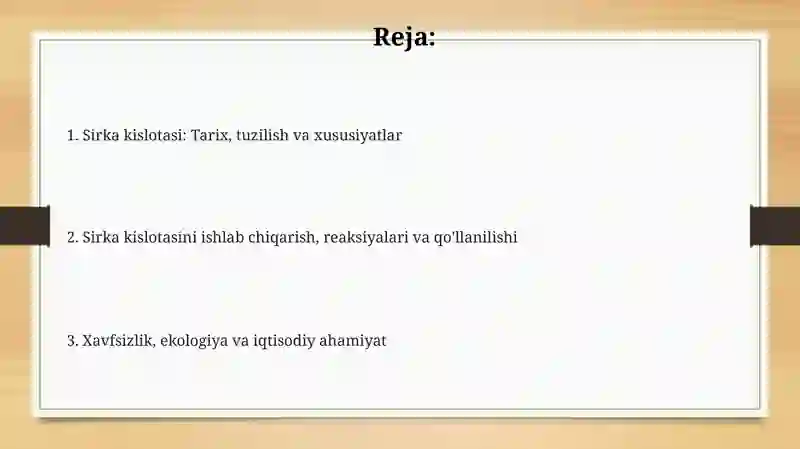 Sirka kislotasi 2