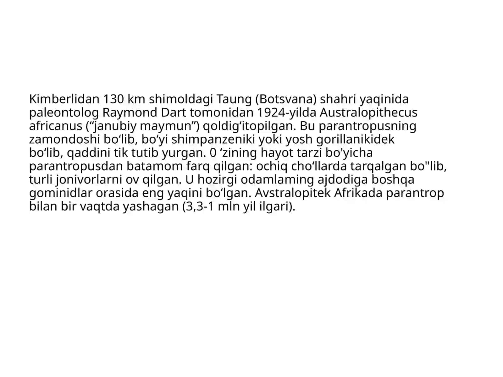 AvstrolopitekAfrikanus 2