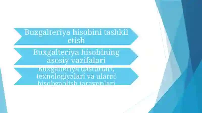 XOʻJALIKYURITUVCHI SUBEKTLARDA BUXGALTERYA HISOBINI TASHKIL ETISH VA UNING ASOSIY VAZIFALARI 2
