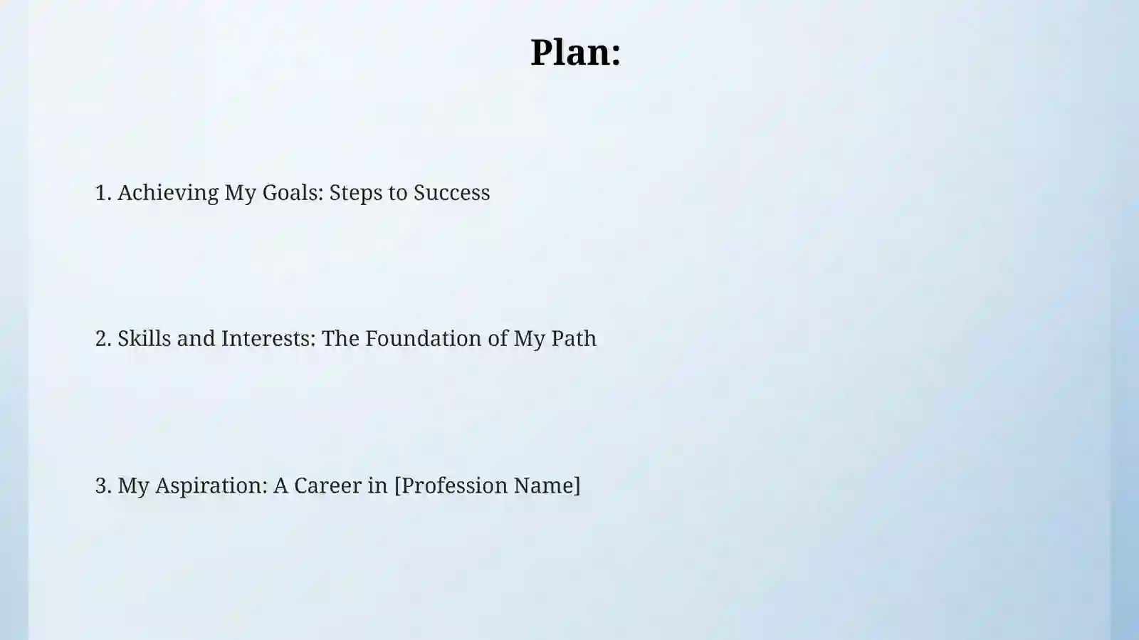 MY FUTURE PROFESSION presentation 2
