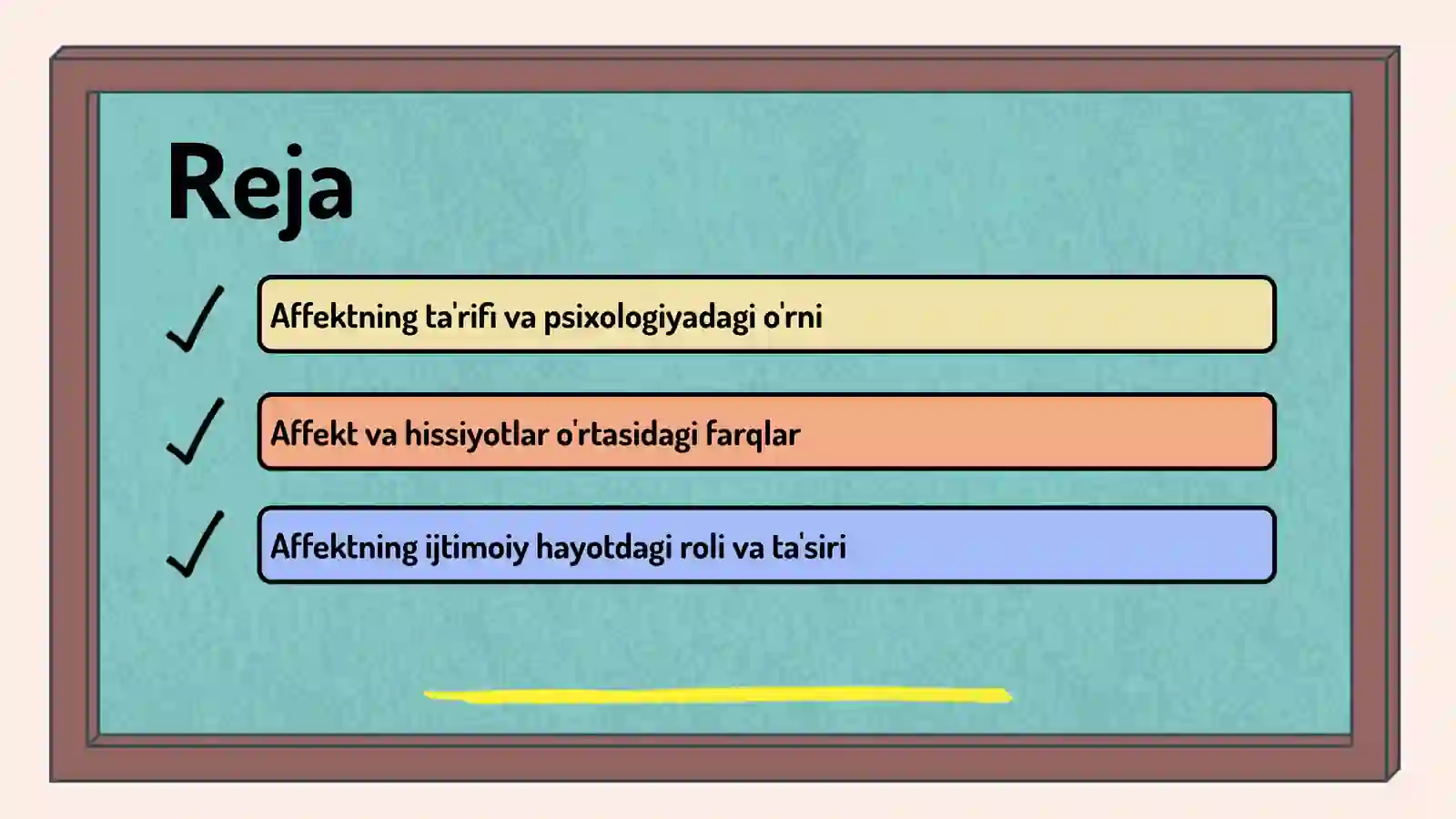 Affekt haqida tushuncha 2