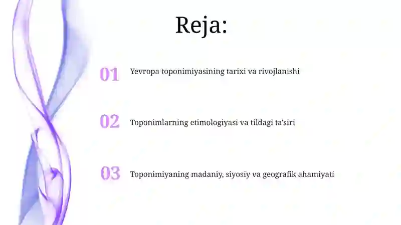 Yevropa toponomiyasi 2