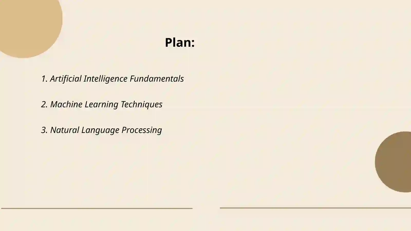 Artificial Intelligence Fundamentals 2