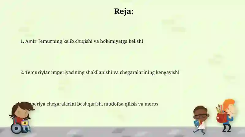 Amir Temur va uning chegaralari 2