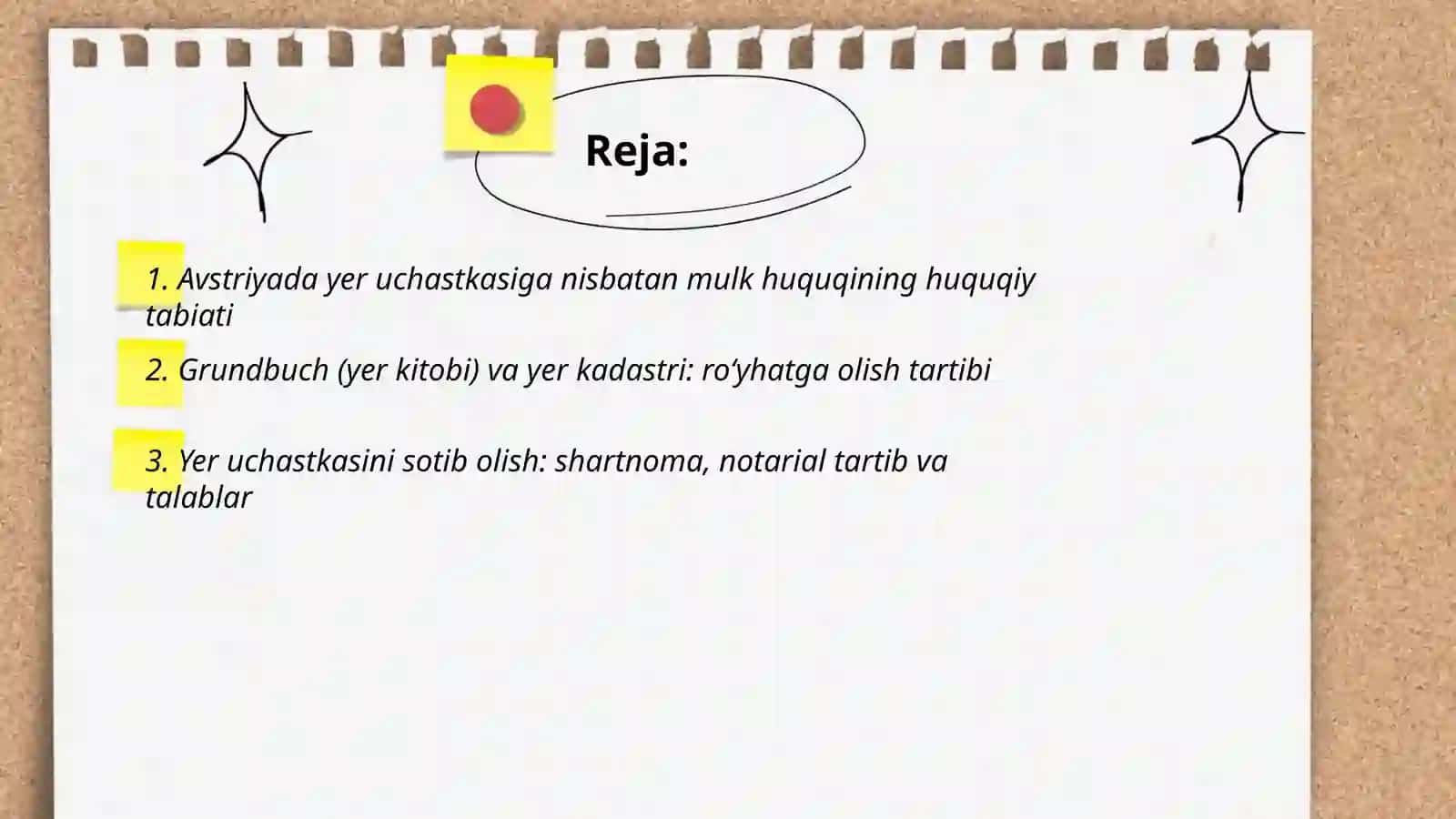 Avstriyada yer uchastkasiga nisbatan mulk huquqi 2