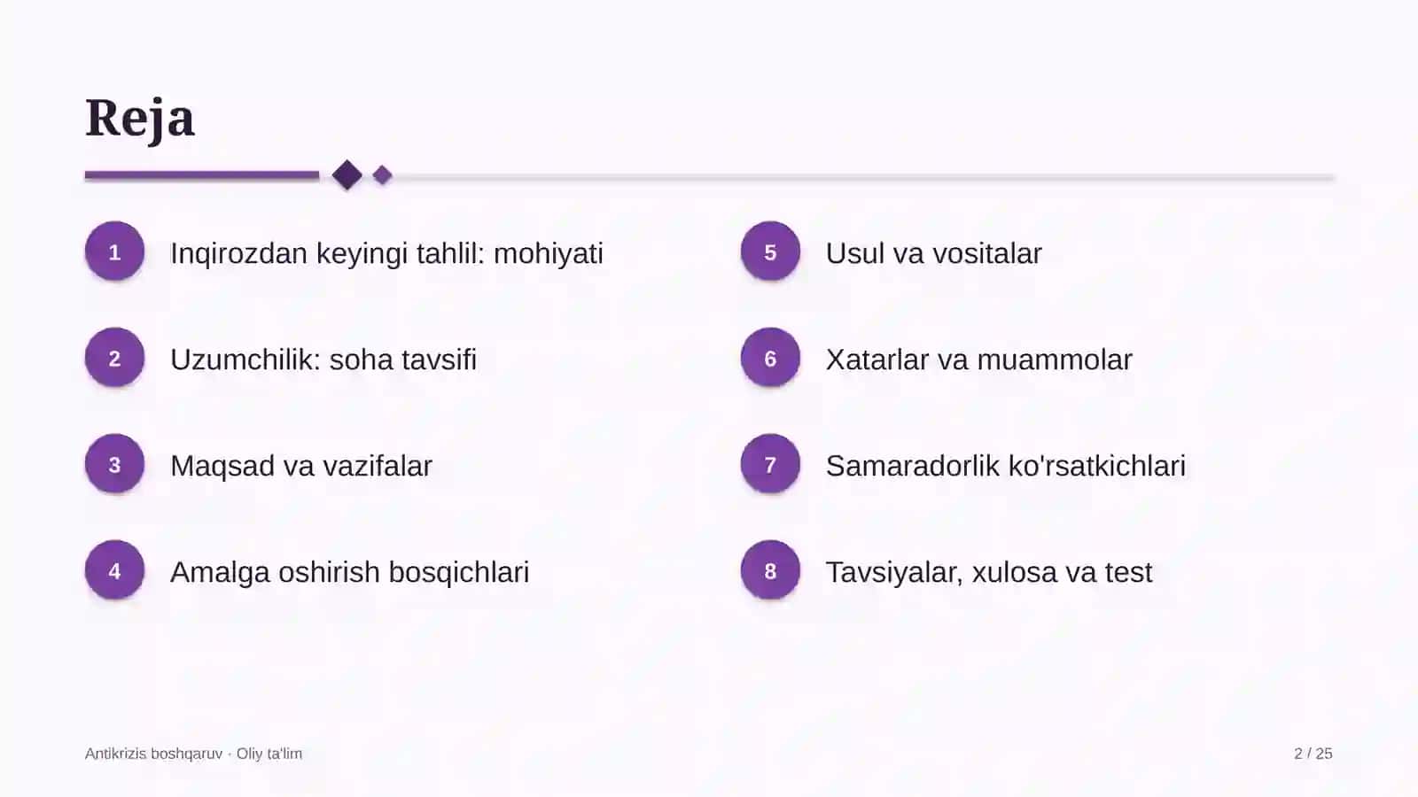 uzumchilikda inqirozdan keyingi tahlilni o'tkazish 3954 2