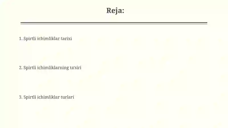 Spirtli ichimliklar 2