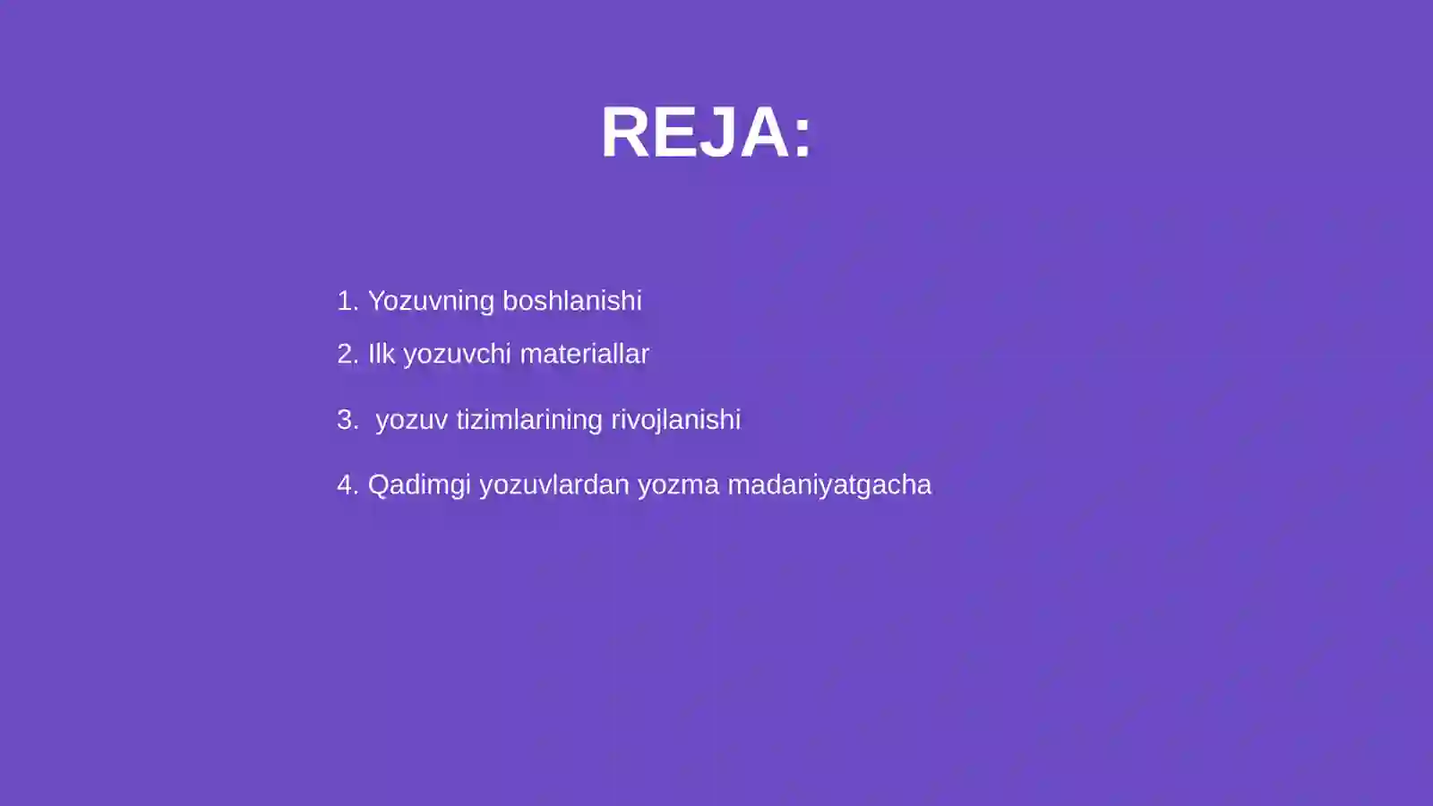 Yozuvning tarixiy taraqqiyoti 2