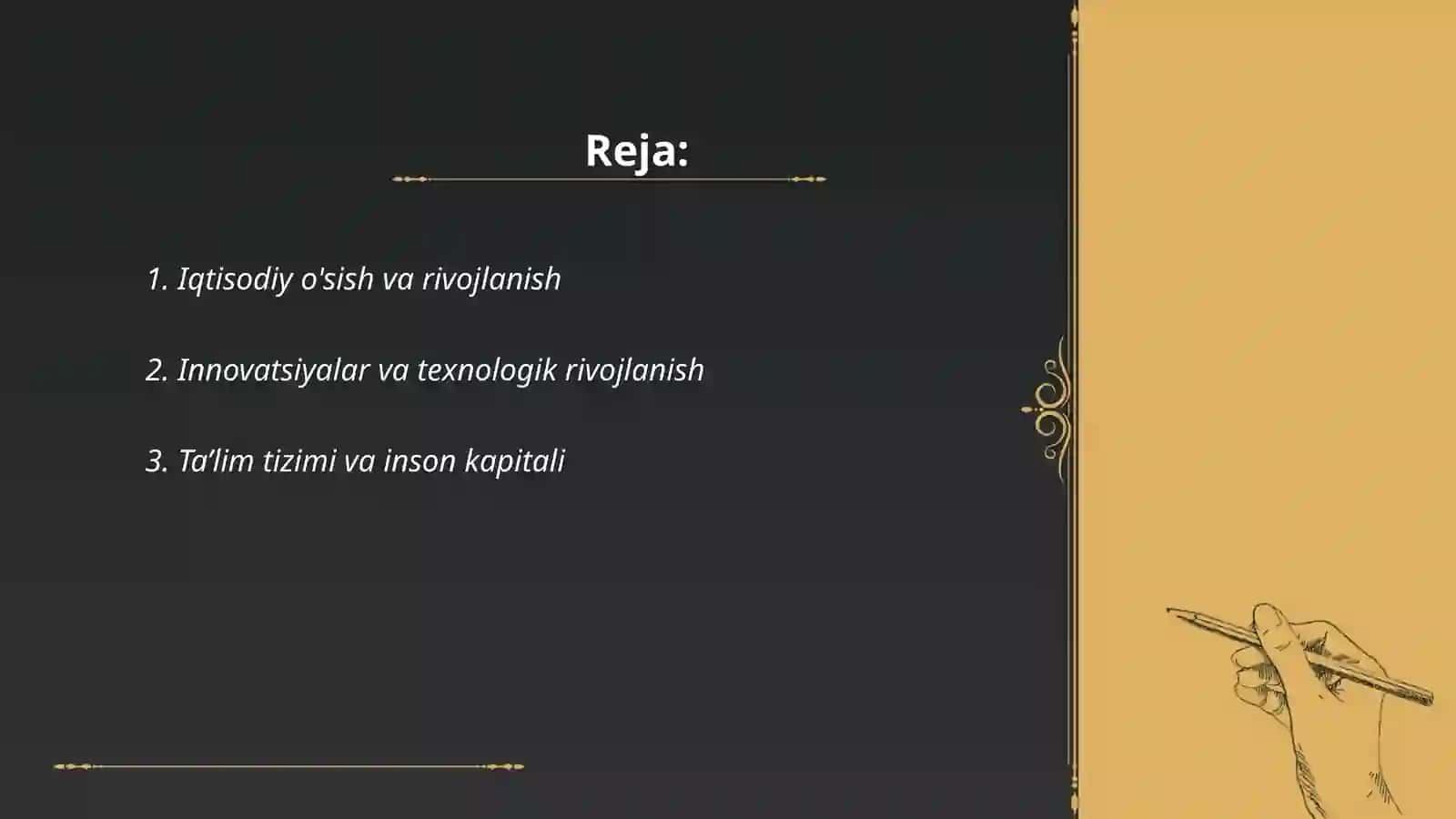 Iqtisodiy o'sish va rivojlanish 2