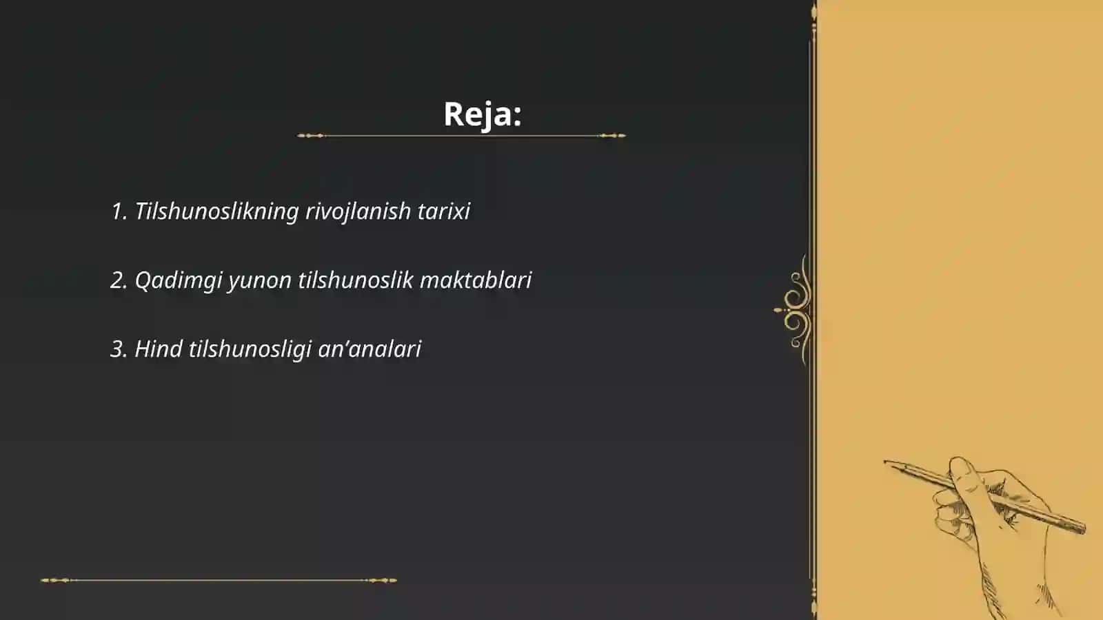 Tilshunoslik tarixidagi yoʻnalishlar va maktablar 2