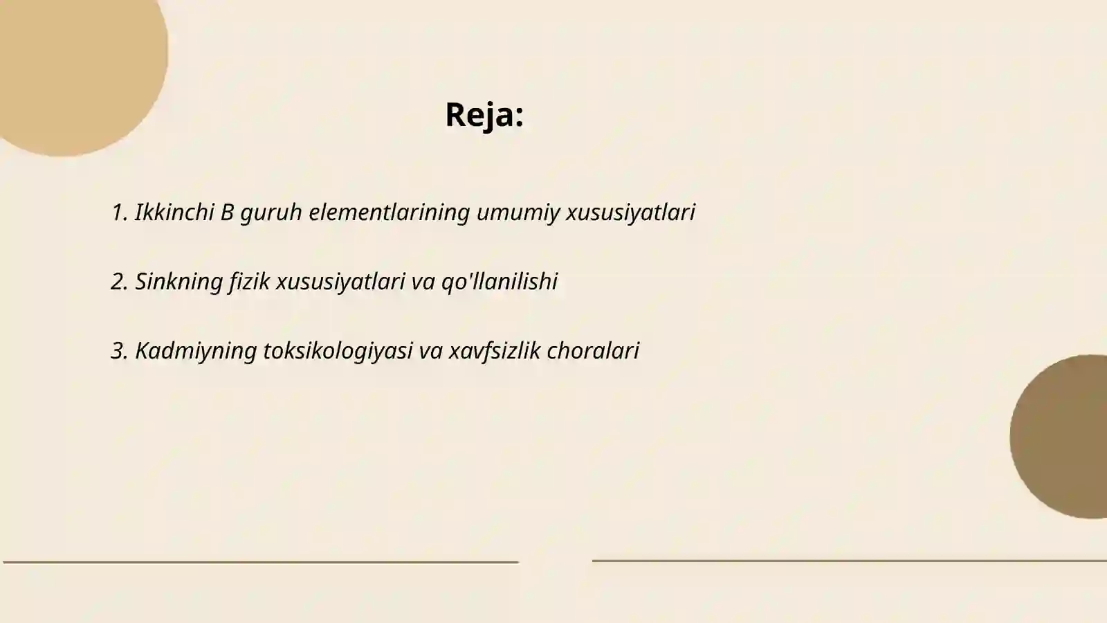 Ikkinchi B guruh elementlari 2