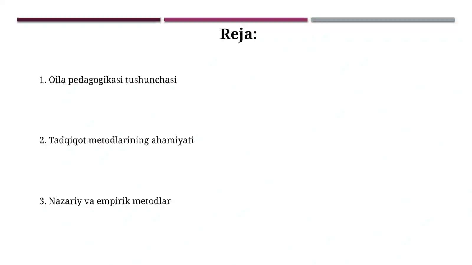 Oilа pedаgogikаsi fаningtаdqiqtmetodlаri 2