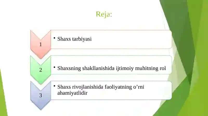 Shaxsning rivojlanishi tarbiyasini jtimoiylashuvi 2