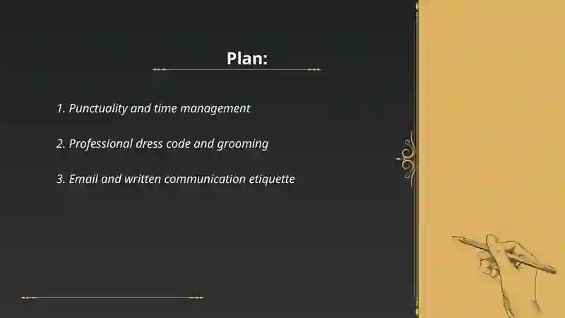 Work-place etiquette 2