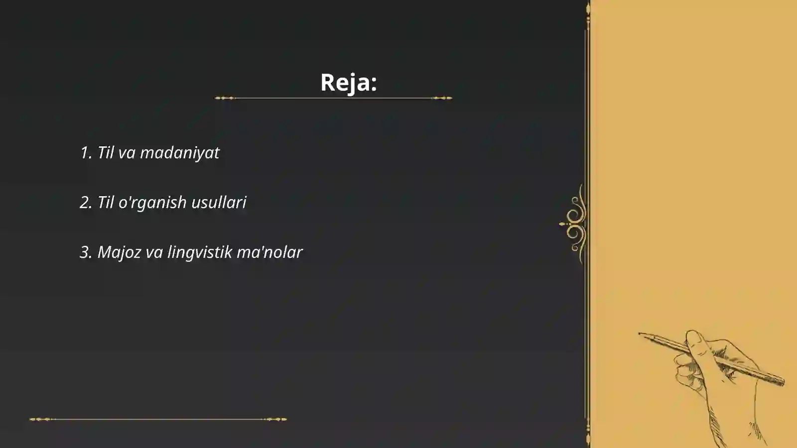 Til va madaniyat 2