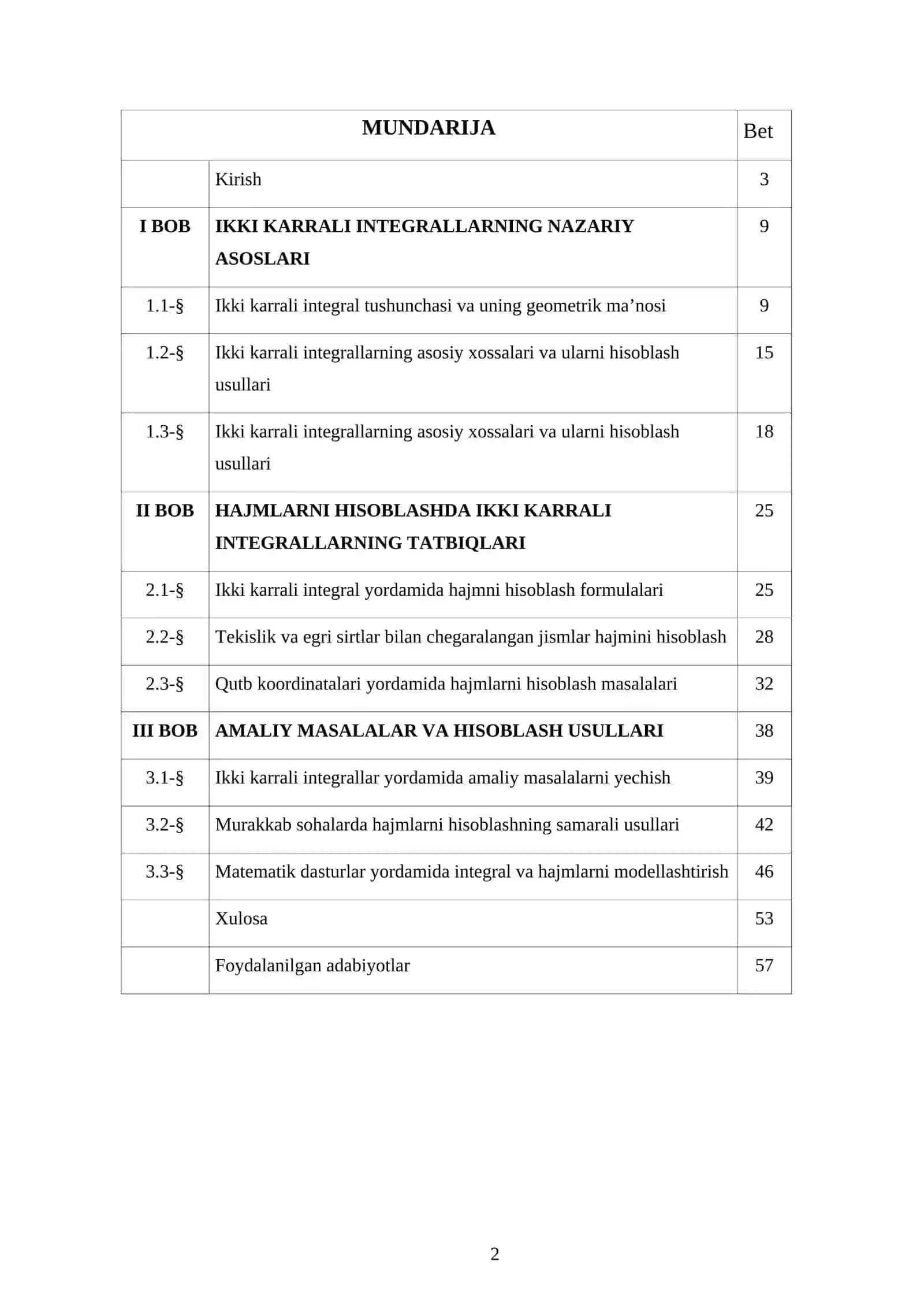IKKI KARRALI INTEGRALLARNING NAZARIY ASOSLARI 2