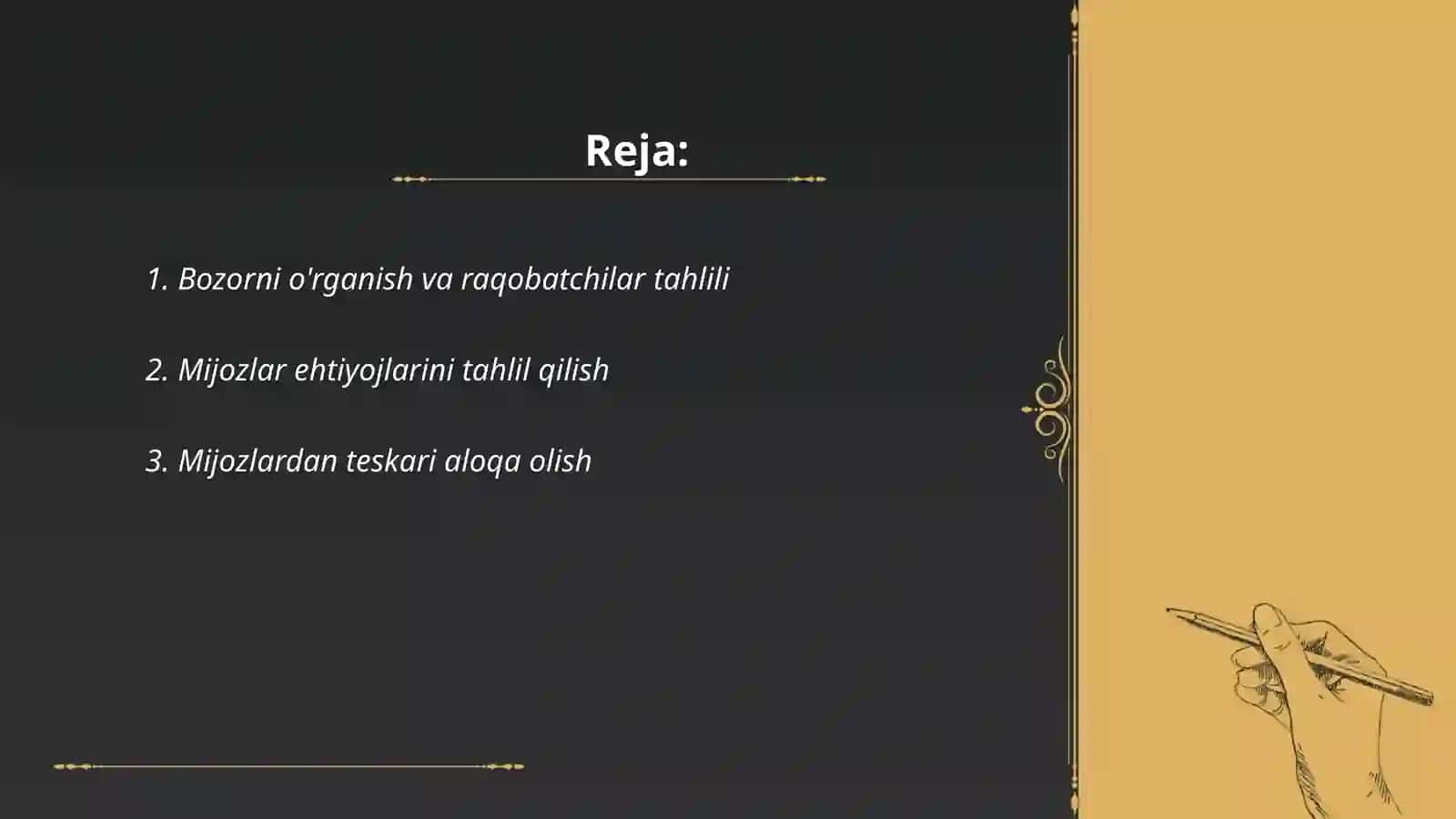 Transport kompaniyasining marketing bo'limida qaror qabul qilish jarayonini tezlashtirish uchun yechimlar 2