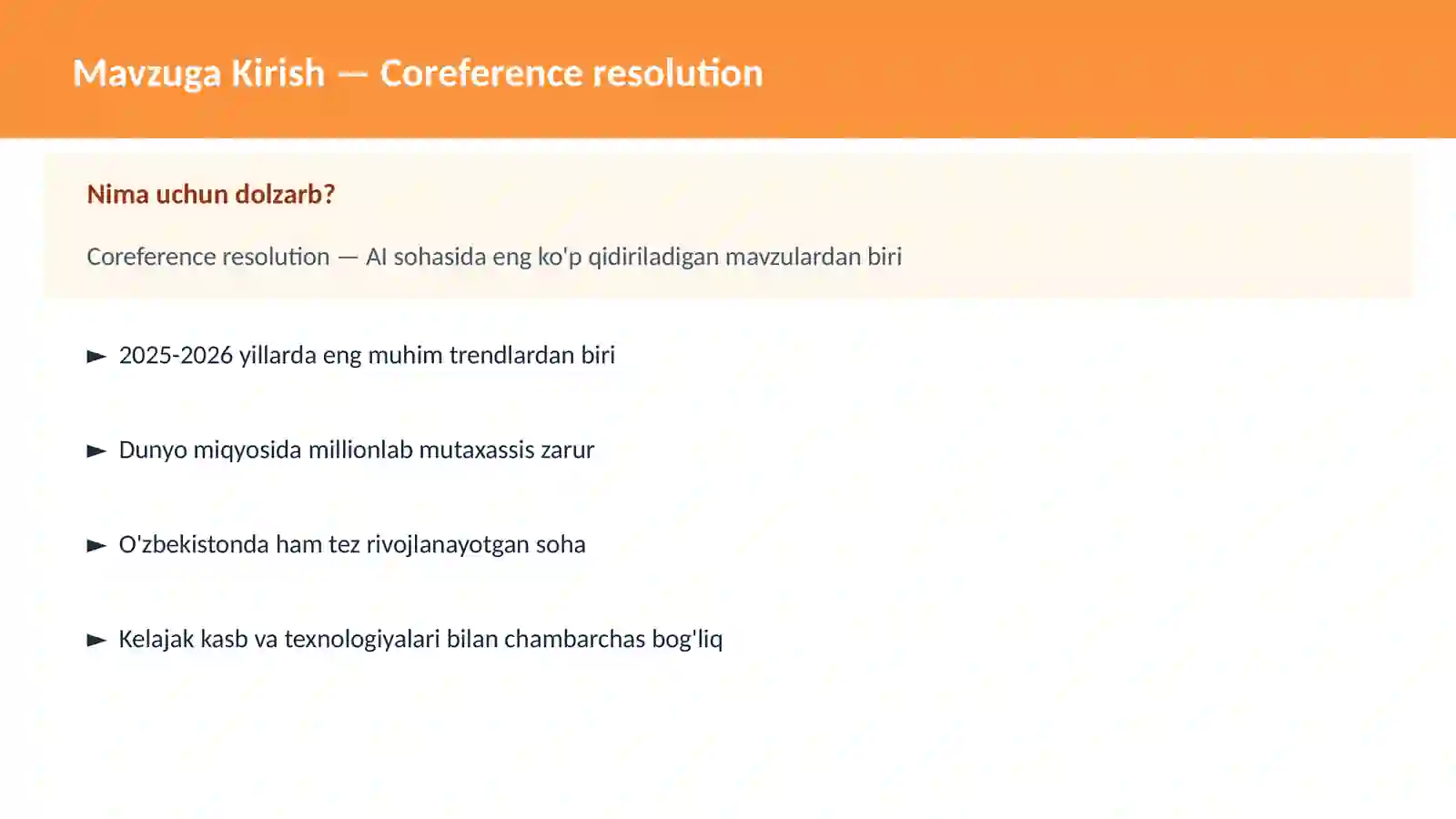 Coreference resolution 2