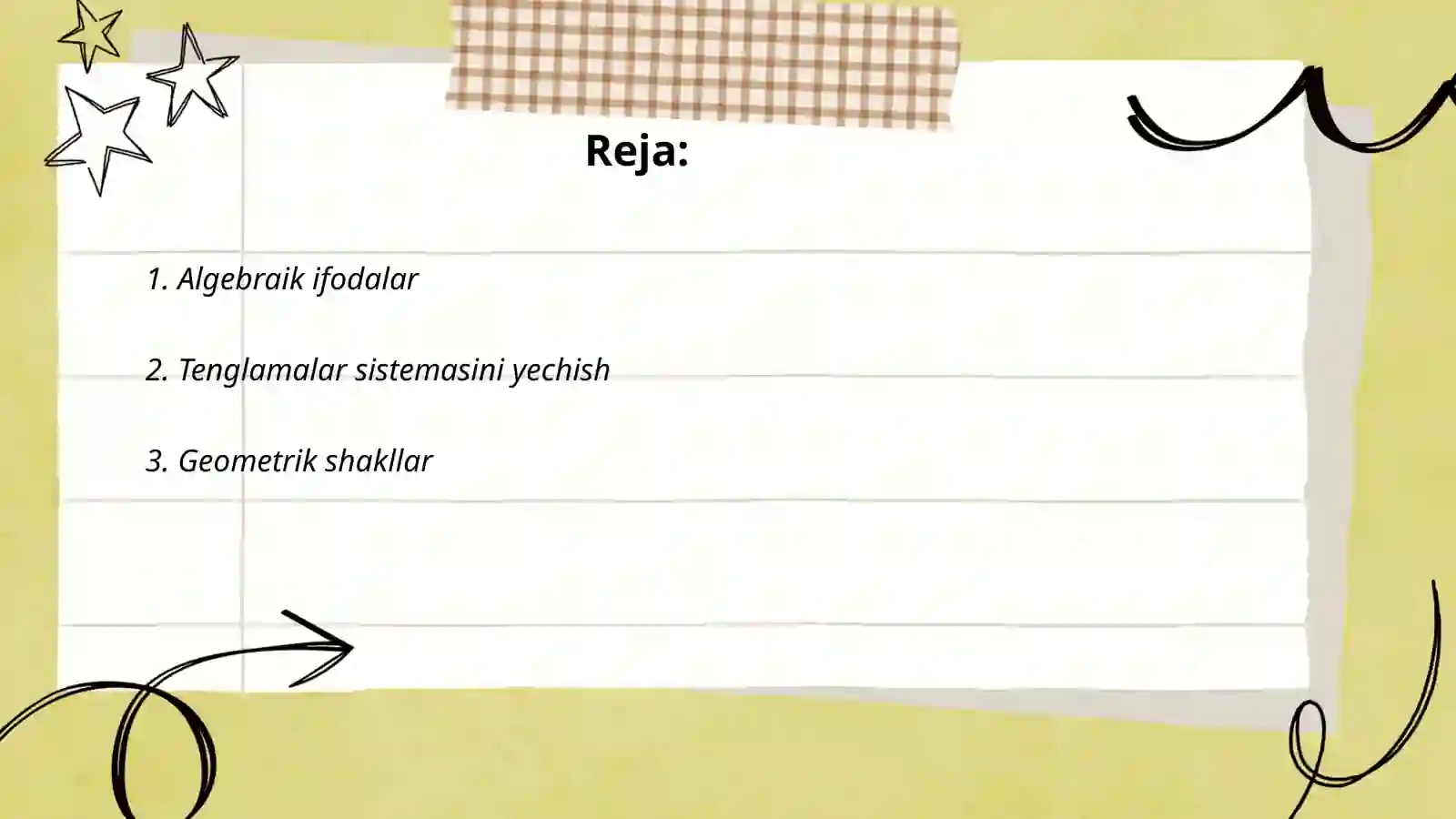 Algebraik Ifodalar 2