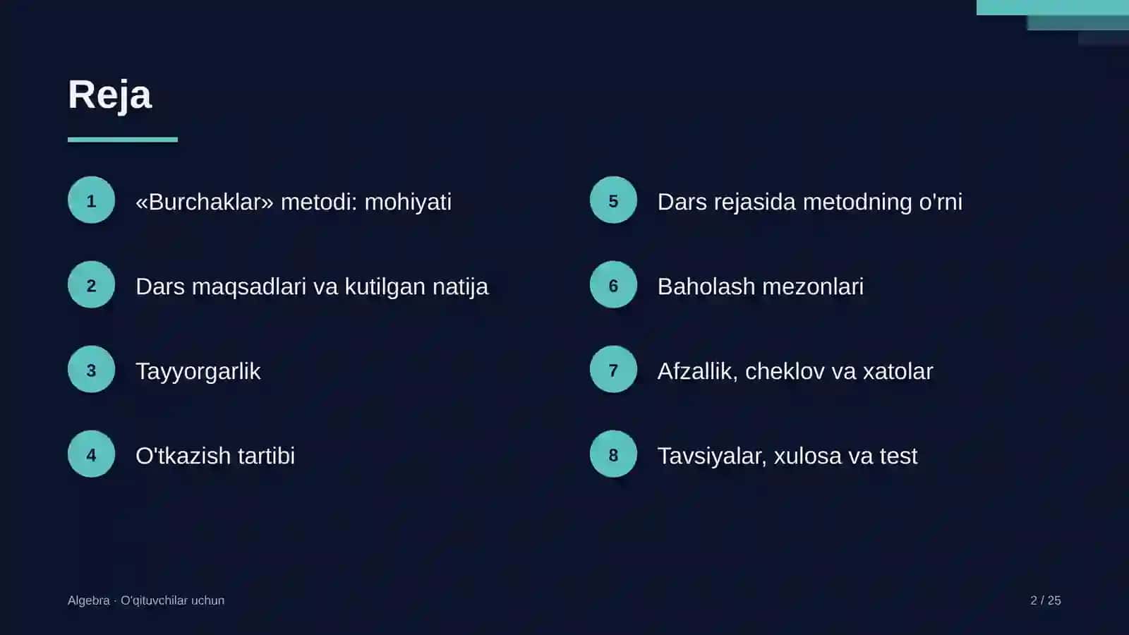 algebra darslarida burchaklar metodidan foydalanish 7560 2