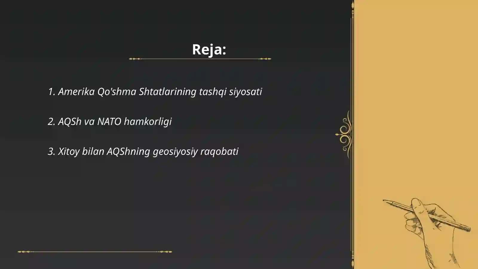 Amerika Qo'shma Shtatlarining geosiyosati 2