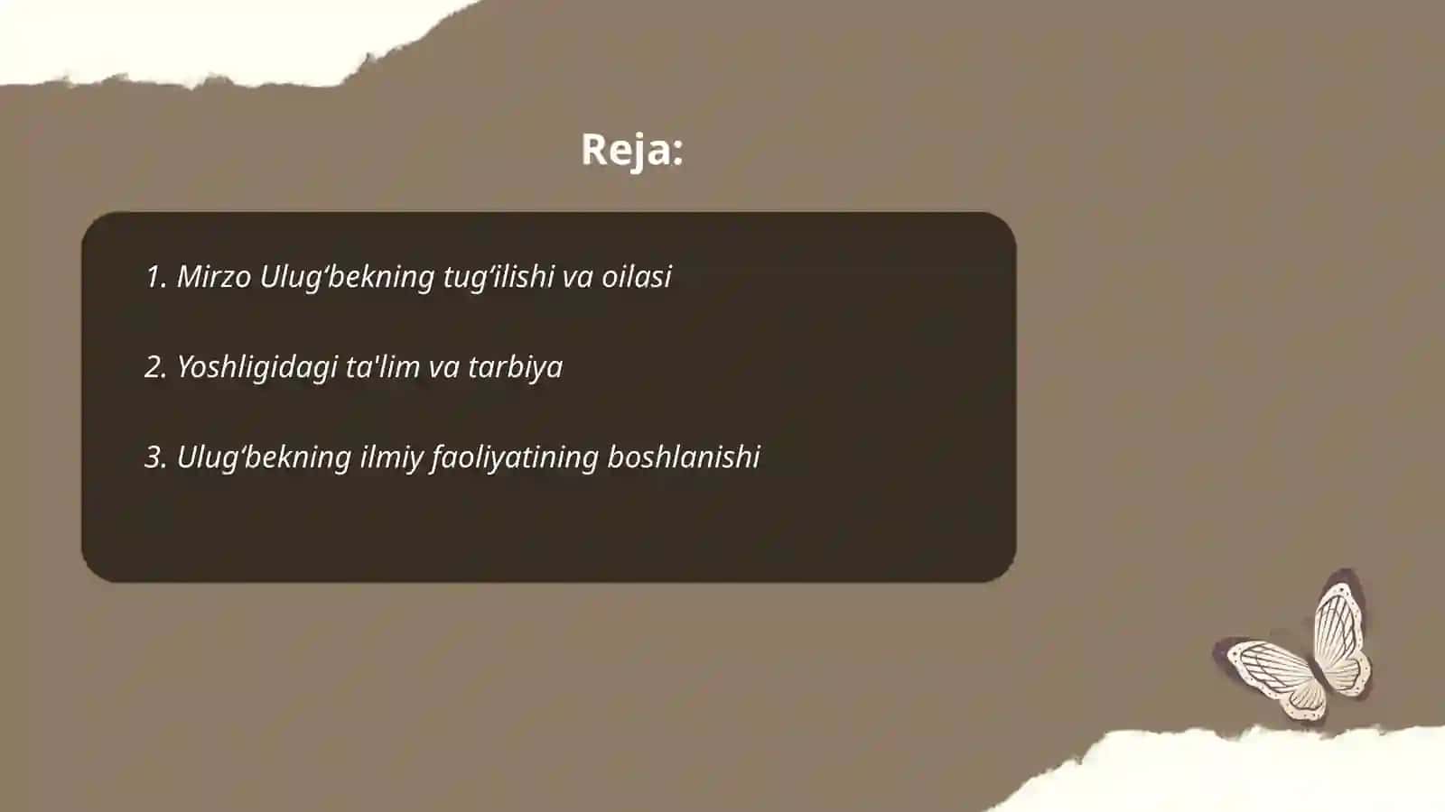 Mirzo Ulugʻbek hayoti 2