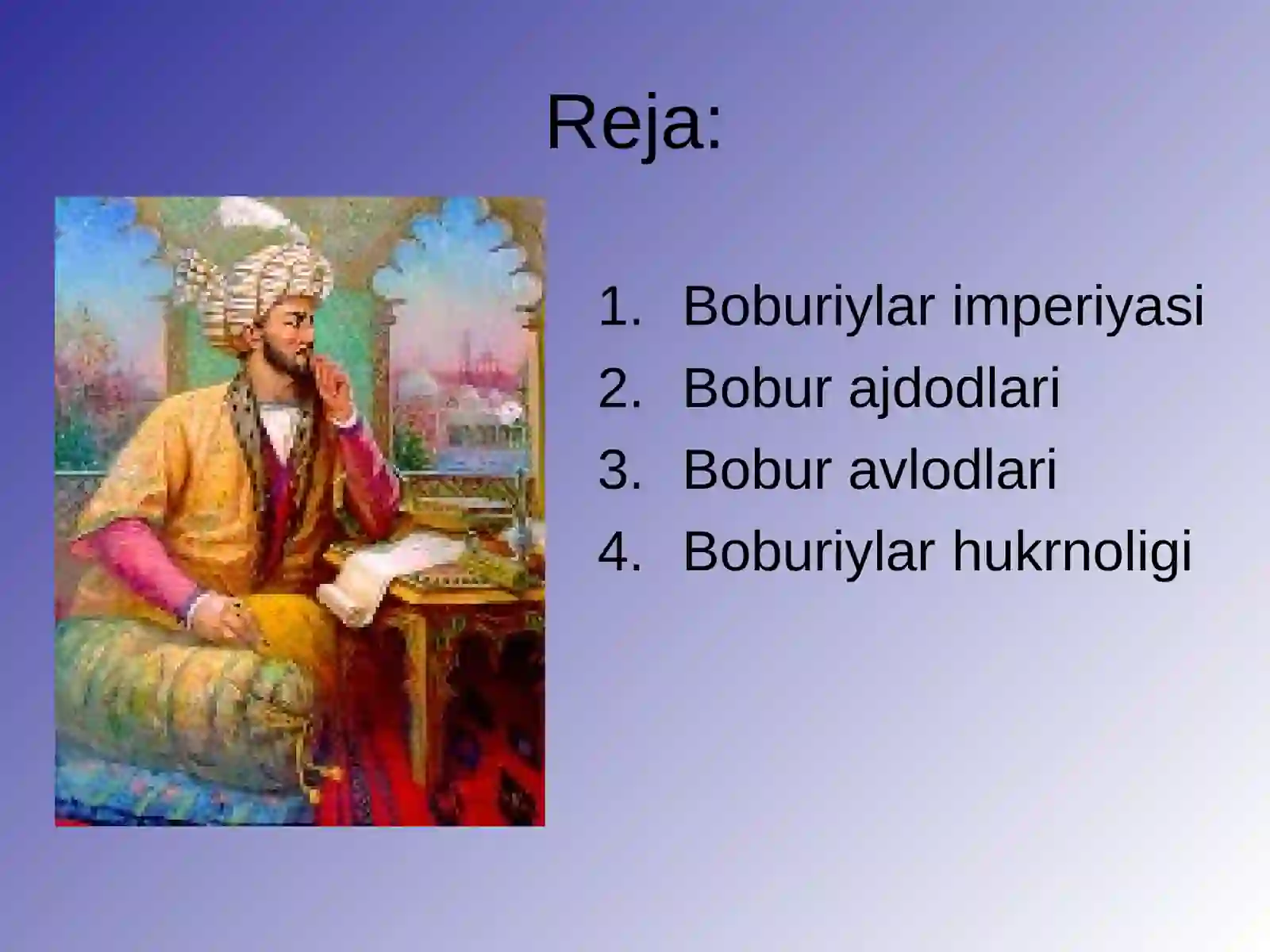 Z.M.BOBUR SHAJARASI 2
