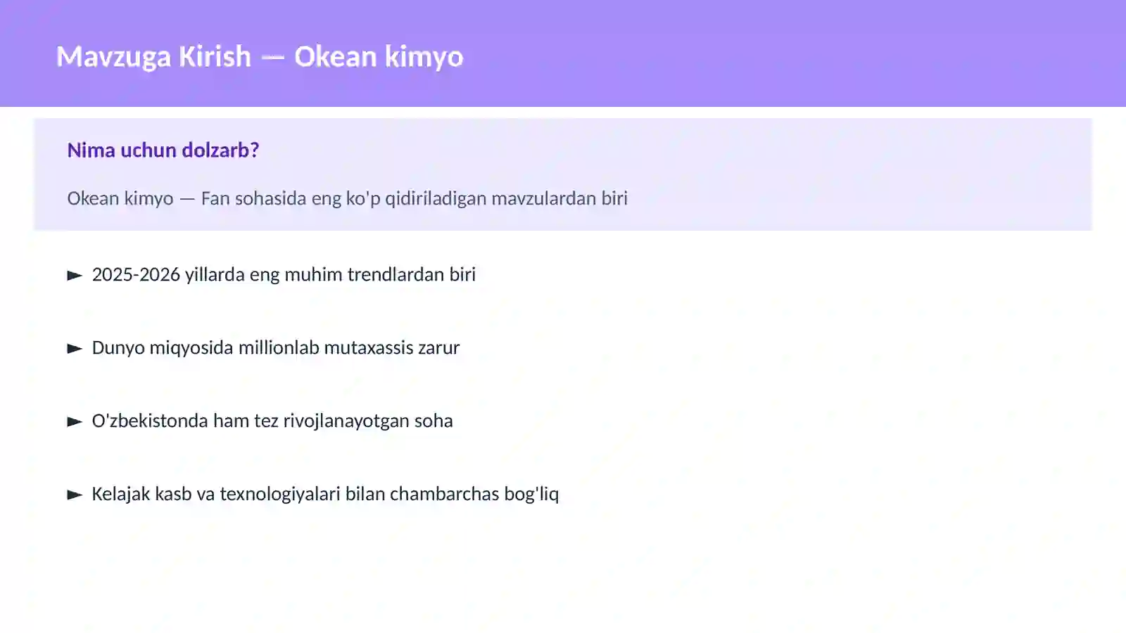 Okean kimyo 2