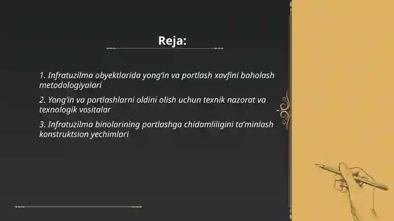 Yongʻin va portlashlarni himoya qilish usullari 2