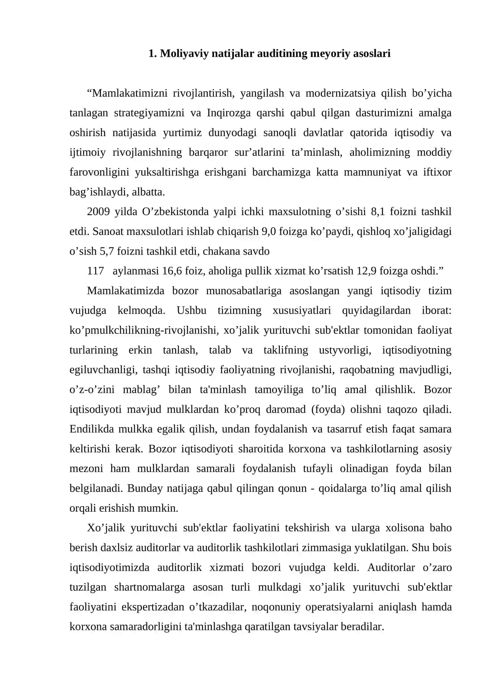 Moliyаviy natijalar auditi 2