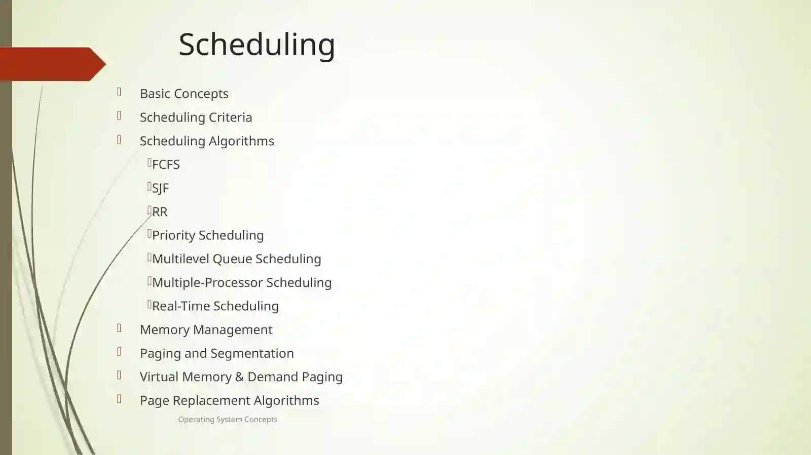 Operating System Concepts 2