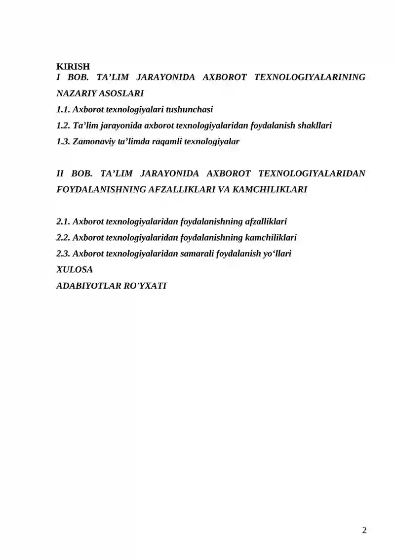 kurs ishi 2
