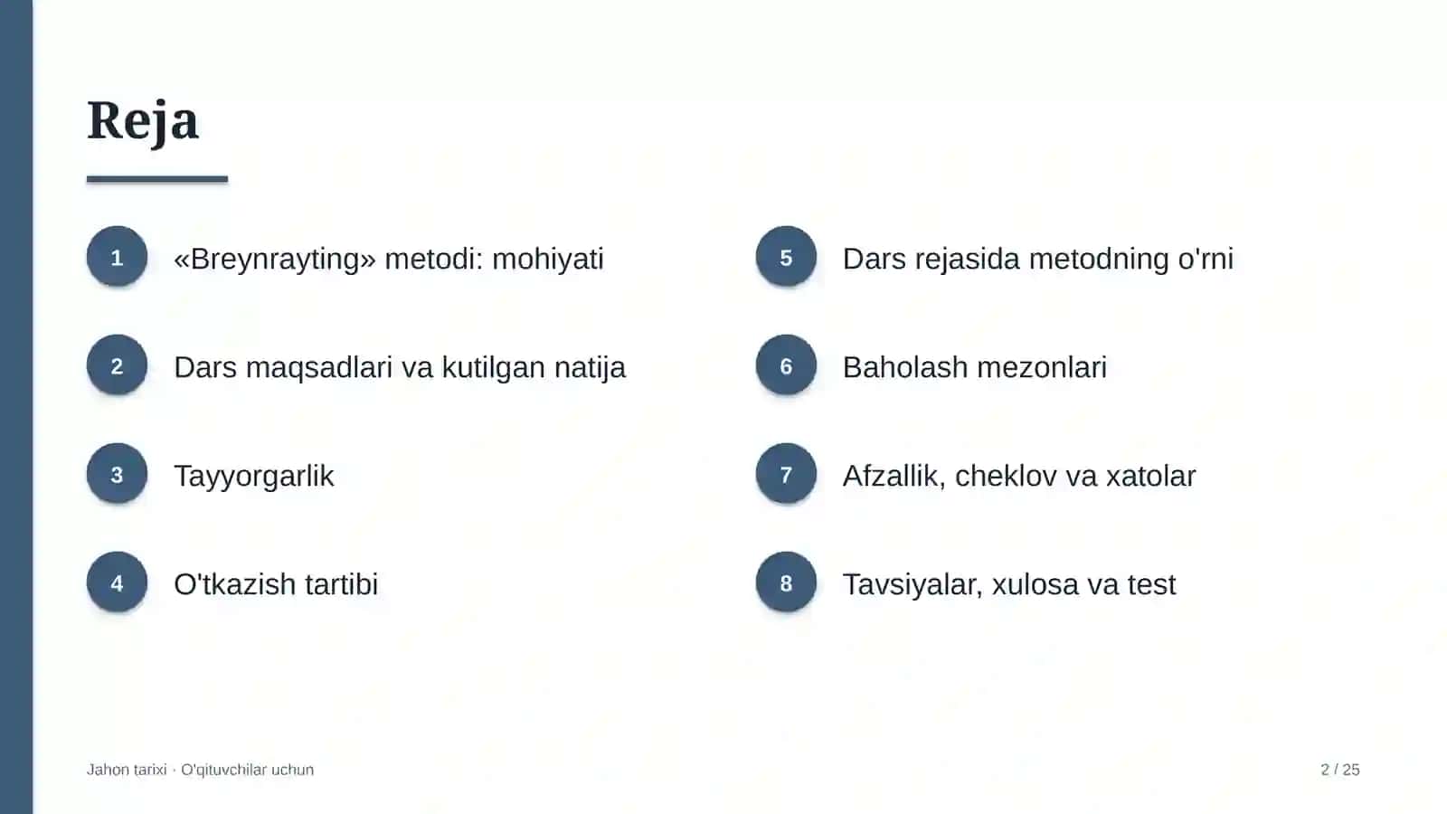jahon tarixi darslarida breynrayting metodidan foydalanish 9587 2
