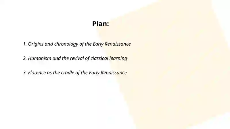 The Early Renaissance Period 2