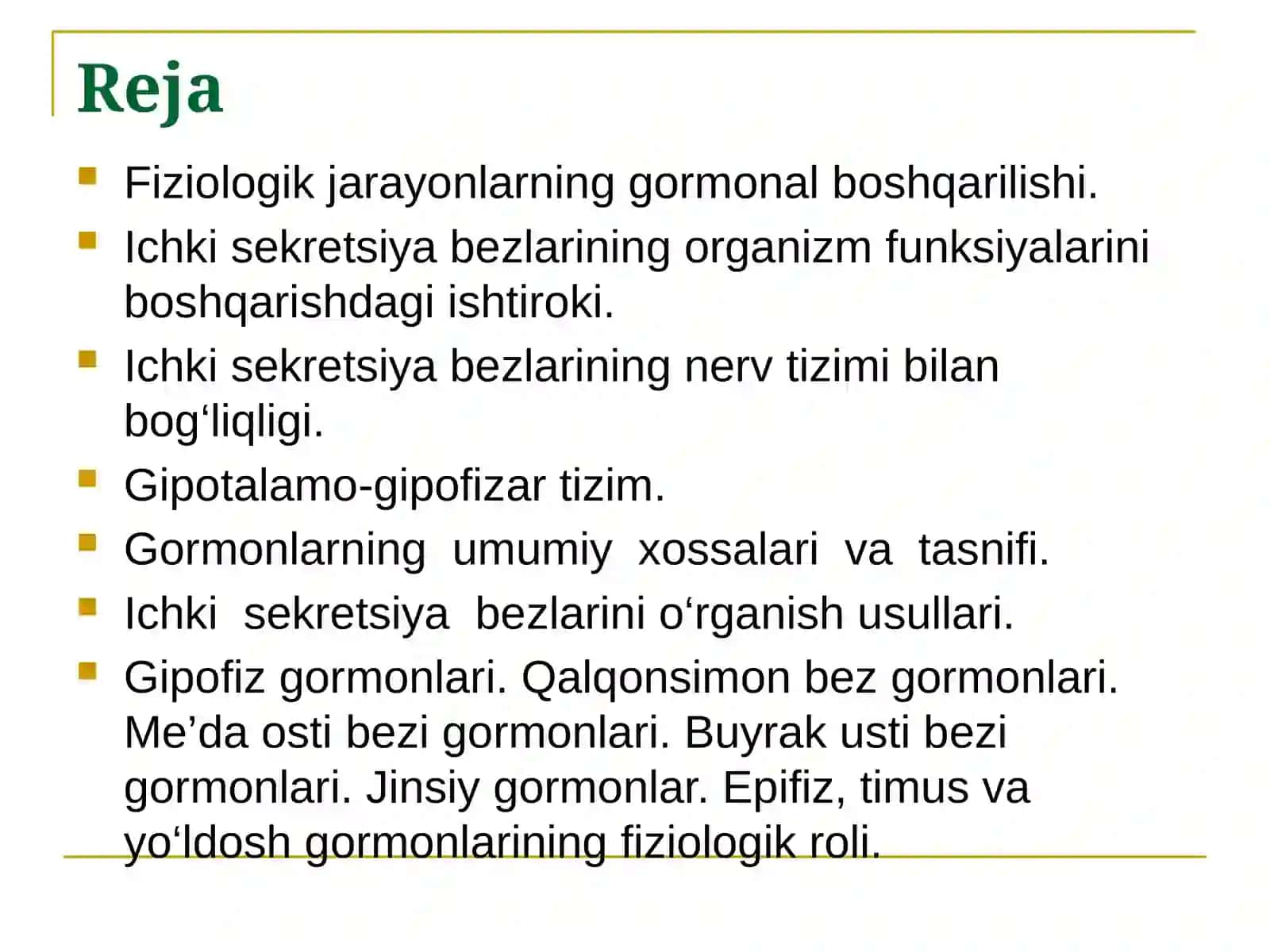Endokrin tizim fiziologiyasi 2